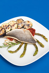 Image showing Seabass fillet