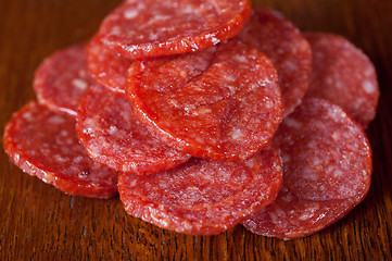 Image showing meat and sausages