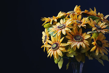 Image showing bouquet of flowers of sunflowers