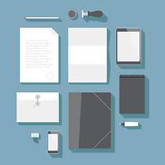 Image showing Corporate identity mock-up