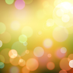 Image showing Colorful Bokeh Background