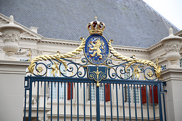 Image showing Noordeinde Palace in the center of The Hague, Netherlands