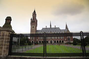 Image showing The Peace Palace - International Court of Justice in The Hague, 