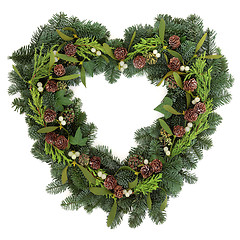 Image showing Heart Shaped Wreath