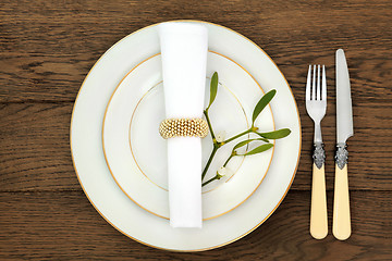 Image showing Festive Place Setting