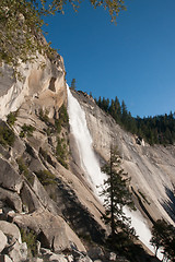 Image showing Nevada waterfalls in Yosemite