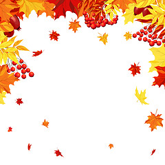 Image showing Autumn Leaves  Frame