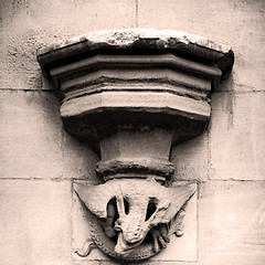 Image showing historic   marble and statue in old city of london england