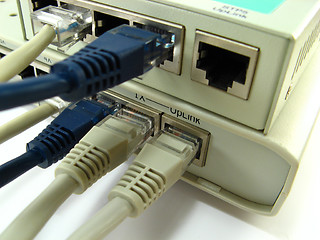 Image showing connected hubs