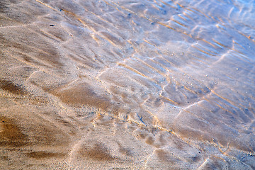 Image showing dune   africa brown coastline   near atlantic ocean