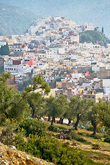 Image showing old city in morocco africa land home and landscape valley