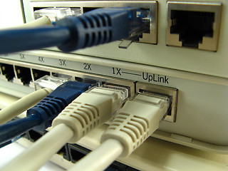 Image showing connected hubs