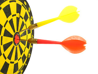 Image showing target and darts
