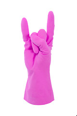 Image showing Cleaning glove rocking