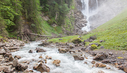 Image showing Waterfall in the forest