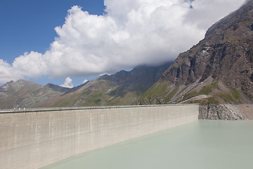 Image showing Dam Grande Dixence - Worlds highest gravity dam