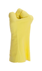 Image showing Rubber glove isolated