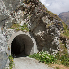 Image showing Small dark tunnel