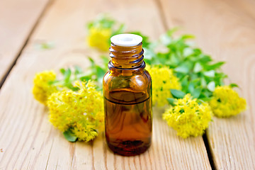 Image showing Oil with Rhodiola rosea on board