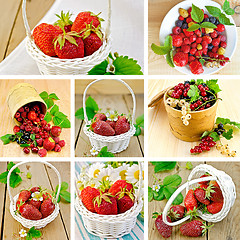 Image showing Berries on background set