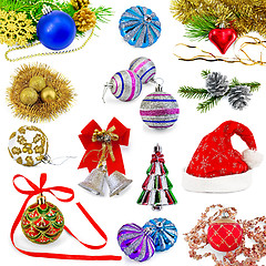 Image showing Christmas toys set