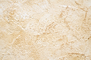 Image showing Wall with light brown plaster