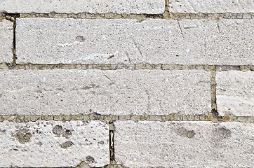 Image showing Wall of cinder block
