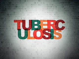 Image showing Healthcare concept: Tuberculosis on Digital Paper background