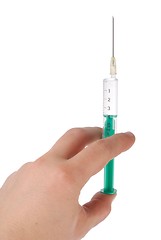 Image showing Hand and Syringe