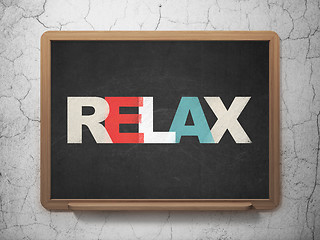 Image showing Travel concept: Relax on School Board background