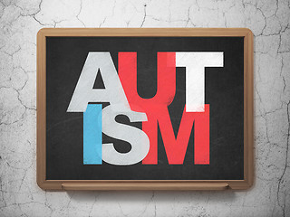 Image showing Medicine concept: Autism on School Board background