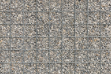 Image showing Background with a lot of pebble gravel stones texture