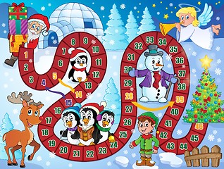 Image showing Board game image with Christmas theme 1