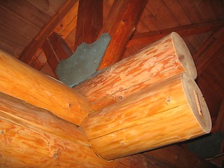 Image showing Timber beams