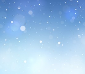 Image showing Abstract snow theme background 3