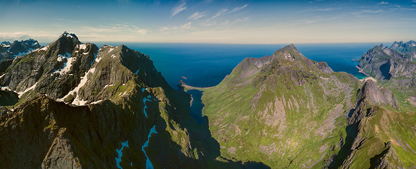 Image showing Peaks on Lofoten