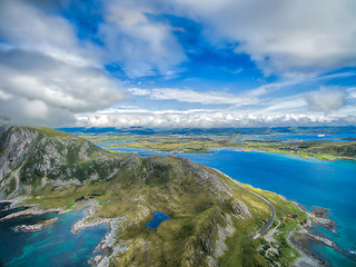 Image showing Leknes on Lofoten