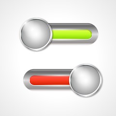 Image showing two switch buttons