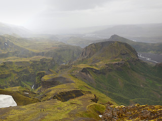 Image showing rock formation in Iceland