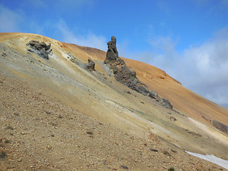 Image showing rock formation in Iceland