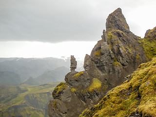 Image showing rock formation in Iceland