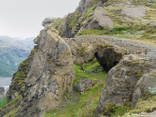 Image showing rock formation in Iceland