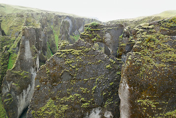 Image showing rock formation in Iceland