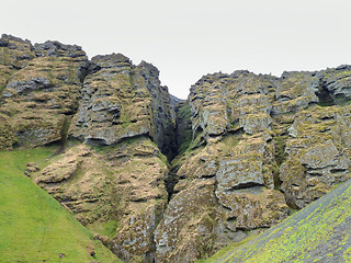 Image showing rock formation in Iceland
