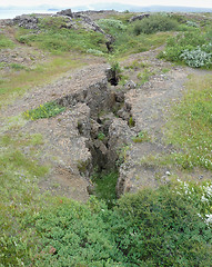 Image showing rock formation in Iceland