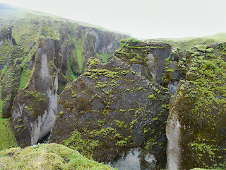 Image showing rock formation in Iceland