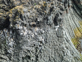 Image showing rock formation in Iceland