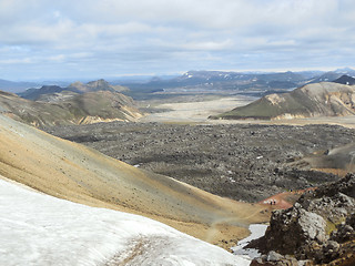 Image showing rock formation in Iceland