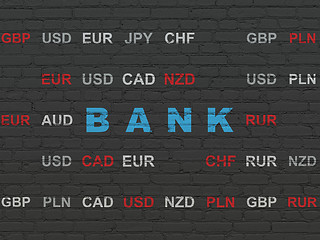 Image showing Money concept: Bank on wall background