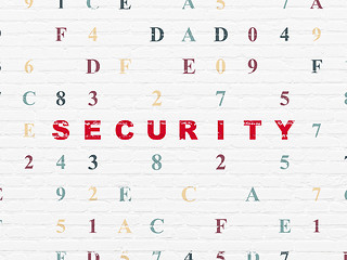 Image showing Security concept: Security on wall background